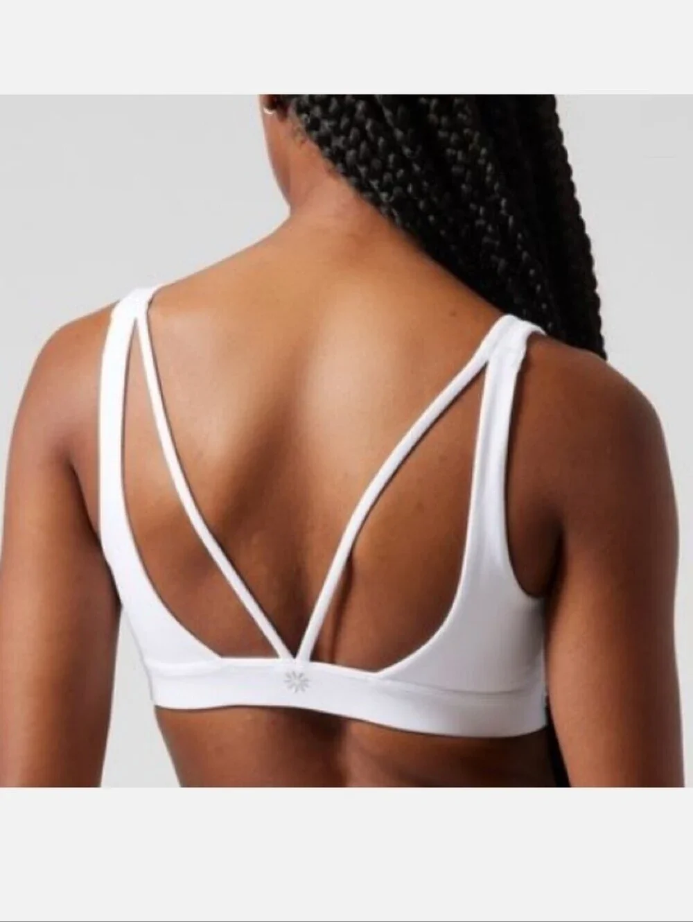 Athleta Purple Strappy Sports Bra Size Small